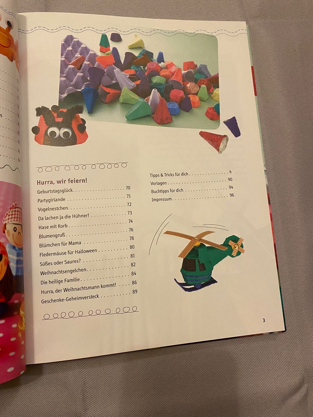 Livres: Bastelbuch Eierkarton Basteln Buch Kinder Feste NEU – Neuf (Voir description) à Basel par him_5r5n 3