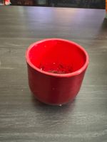 Blumentopf Keramik rot mittel guter Zustand