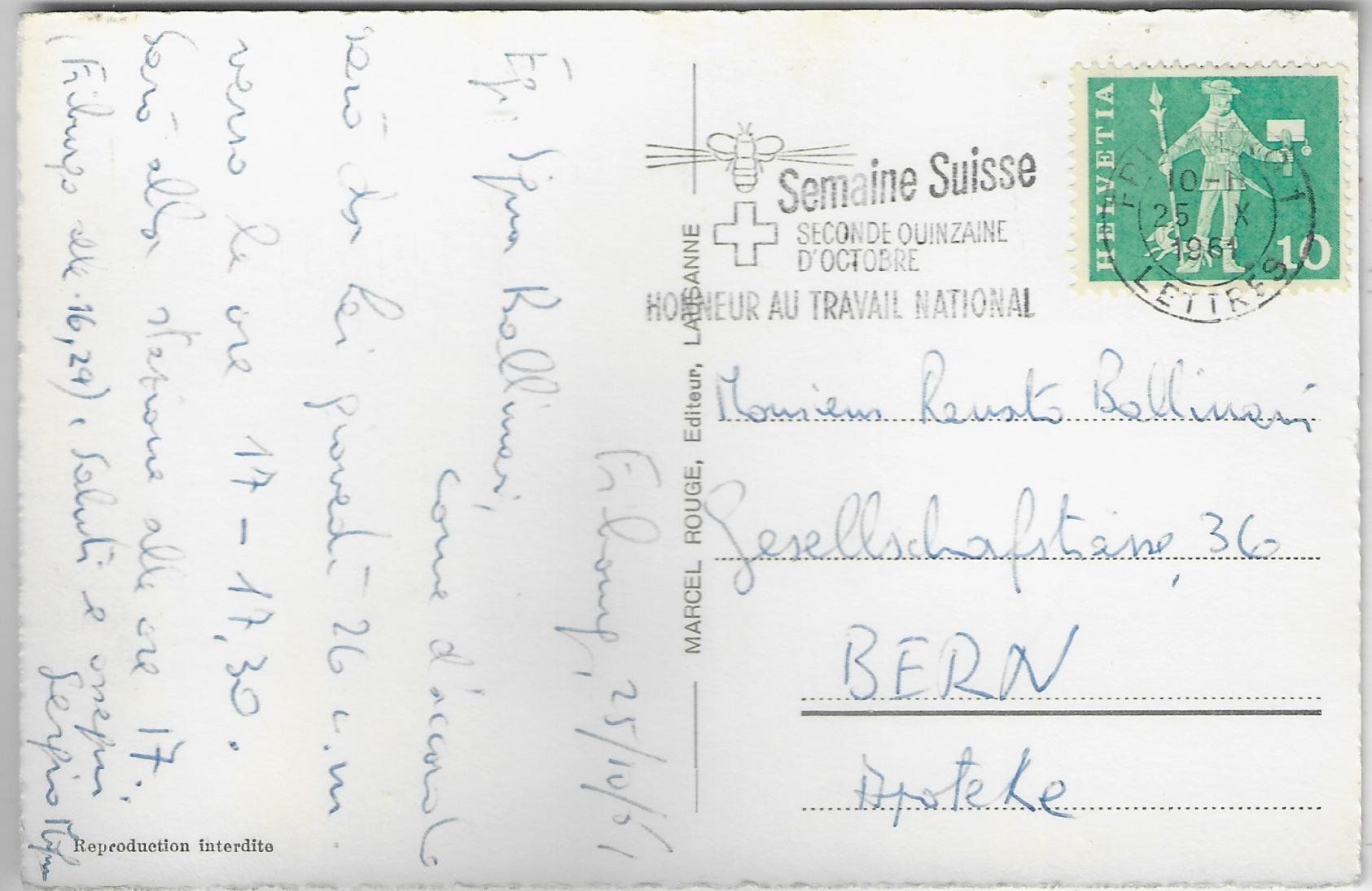 Cartoline postali: Fribourg - Stadtteil – Usato da Ettingen venduto da Kartenplanet 1