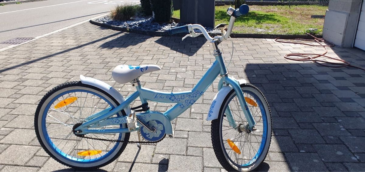Biciclette: Kinderfahrrad hellblau weiss 20 Zoll – Usato da Sirnach venduto da sbe_pf8v 2