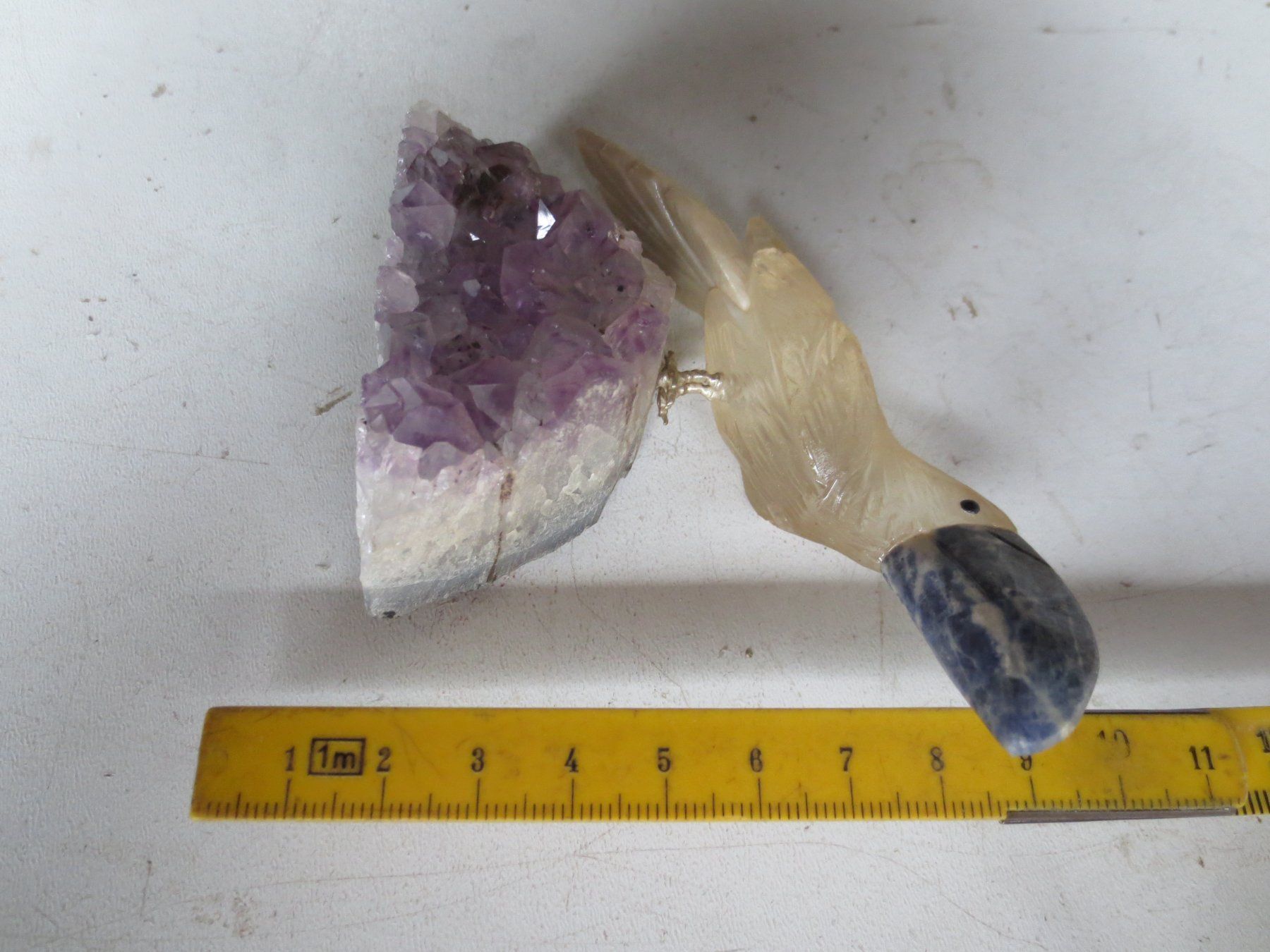 Mineralien & Heilsteine: Amethyst Vogel – Gebraucht aus Weier im Emmental von waefler03 5