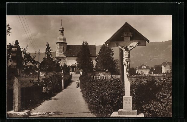 Cartoline postali: Solothurn, Partie an der Loretto-Kapelle – Usato da Berlin venduto da bartko-reher