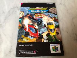 ANLEITUNG FÜR MICRO MACHINES 64 TURBO