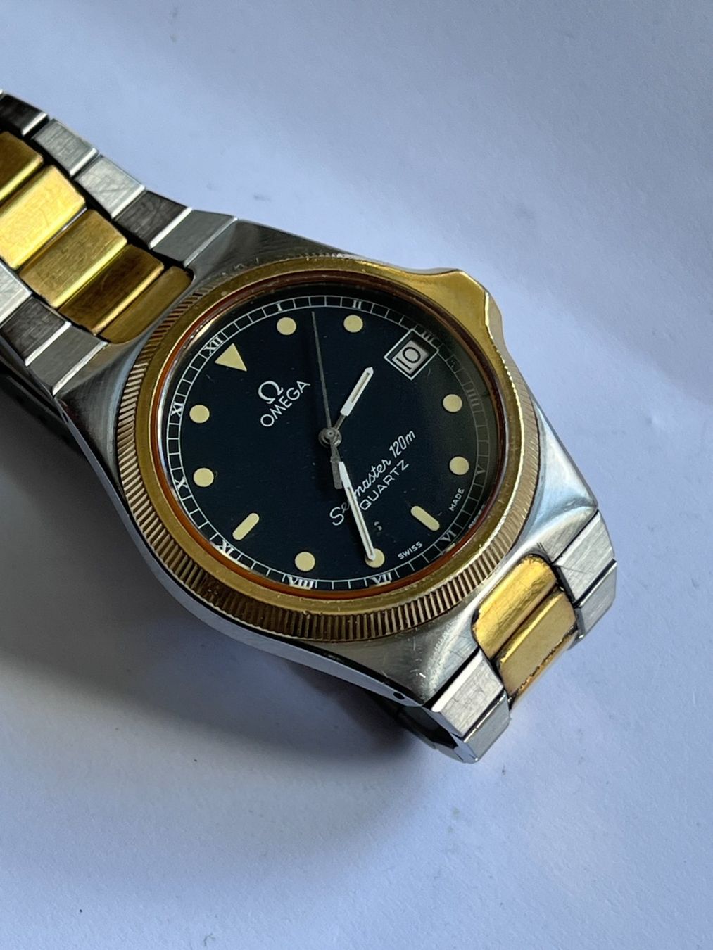 Omega Orologi: Omega Seamaster 120m Quartz – Usato da Worblaufen venduto da chronyves 2