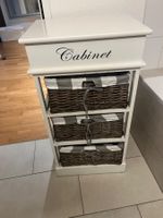 Badezimmermöbel mit 3 Korbschubladen