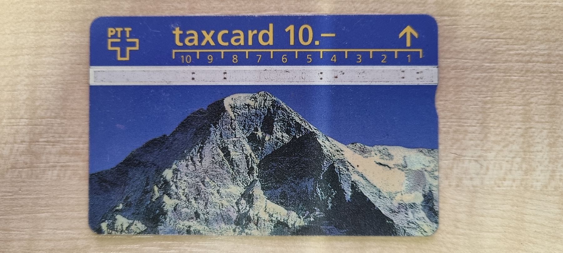 Schede telefoniche: P-Taxcard Panorama Eiger-Mönch-Jungfrau – Usato da Tenniken venduto da sina8680 1
