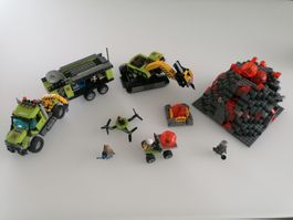 SEHR GUTER ZUSTAND: LEGO City Volcano Research Station 60124
