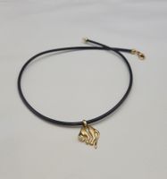 Collier Mit 18 Karat 750 Gold Panther Anhänger/ Verschlus