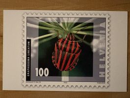 AK mit Tier Briefmarke Motiv von Bernadette Baltis