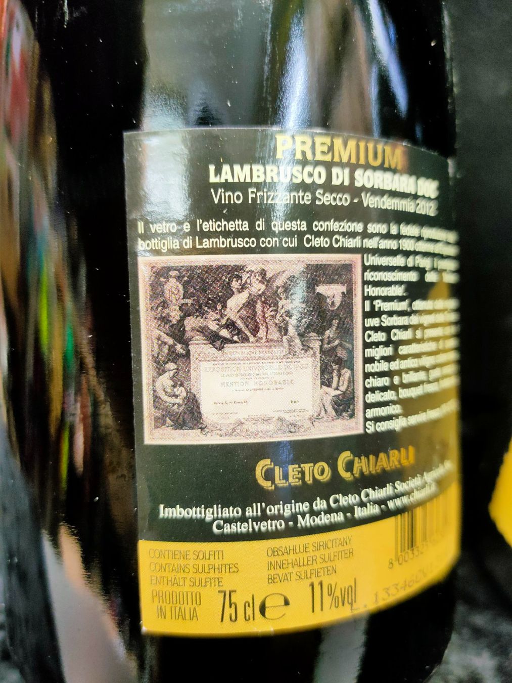 Spiritueux: 3 BOUTEILLES VECCHIA MODERNA PREMIUM CLETO CHIARLI E FIGLI – Neuf (Voir description) à Genève par Leboucheoreilles 4