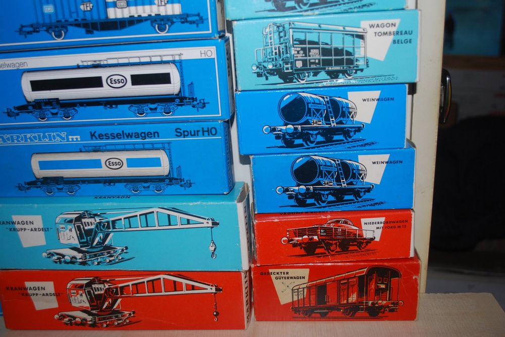 Marklin 7012 lot de 5 tableau de commande pupitre avec boite bon etat - Modélisme