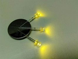 Flachkopf-LED 3mm warmwhite 20 Stück