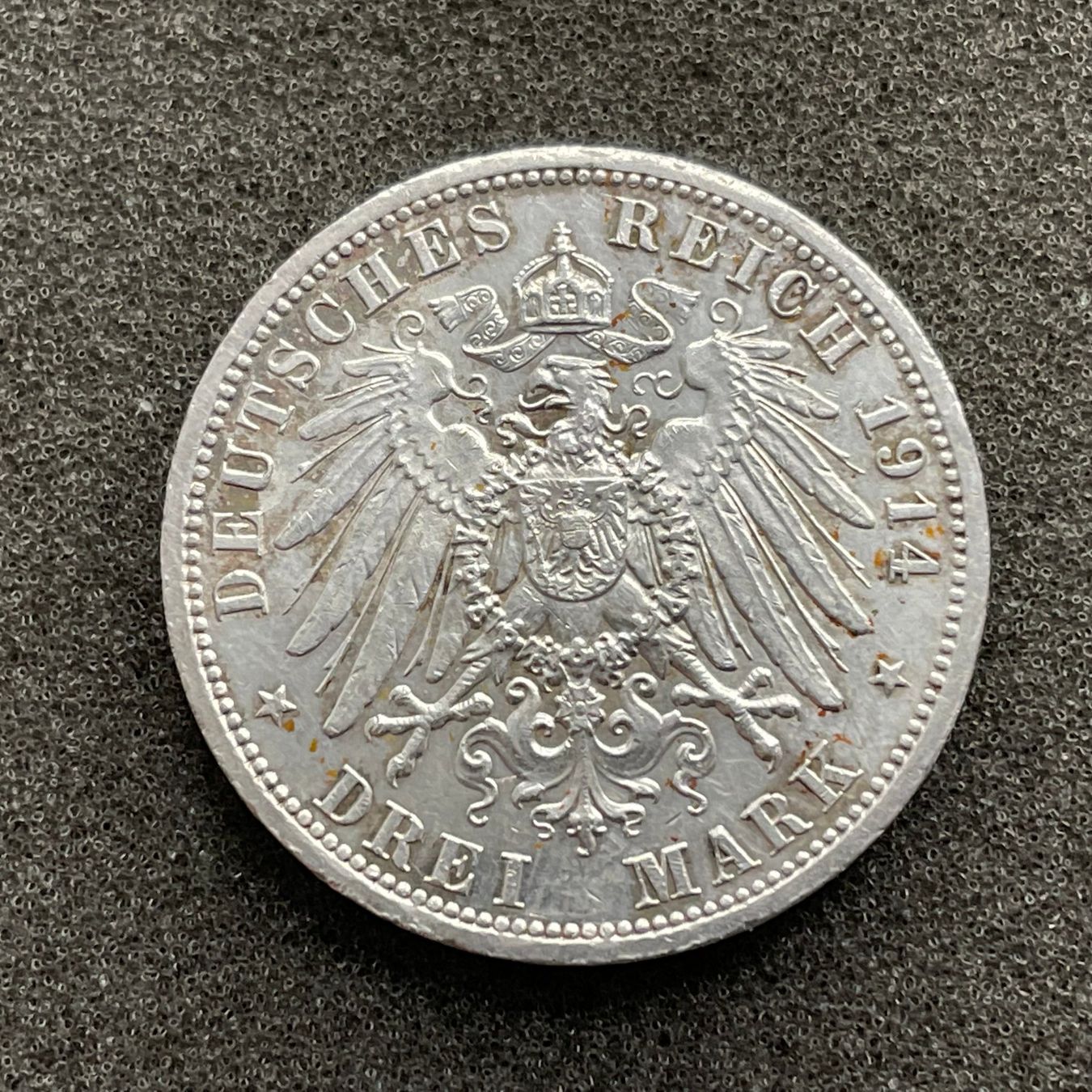 Tutti le monete: 3 Mark Deutschland Anhalt 1914 – Usato da Reitnau venduto da tb-muenzen