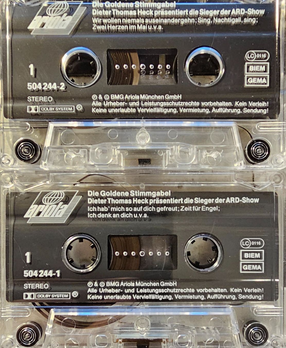 Cassettes audio: MC - Die goldene Stimmgabel – D'occasion à Wahlen b. Laufen par Cg10 2