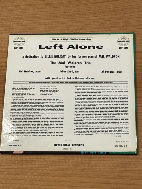CDs: MAL WALDRON: LEFT ALONE - BETHLEHEM - JAPAN - K2-MASTERING – Neuf (Voir description) à Fahrwangen par Swirl2 1