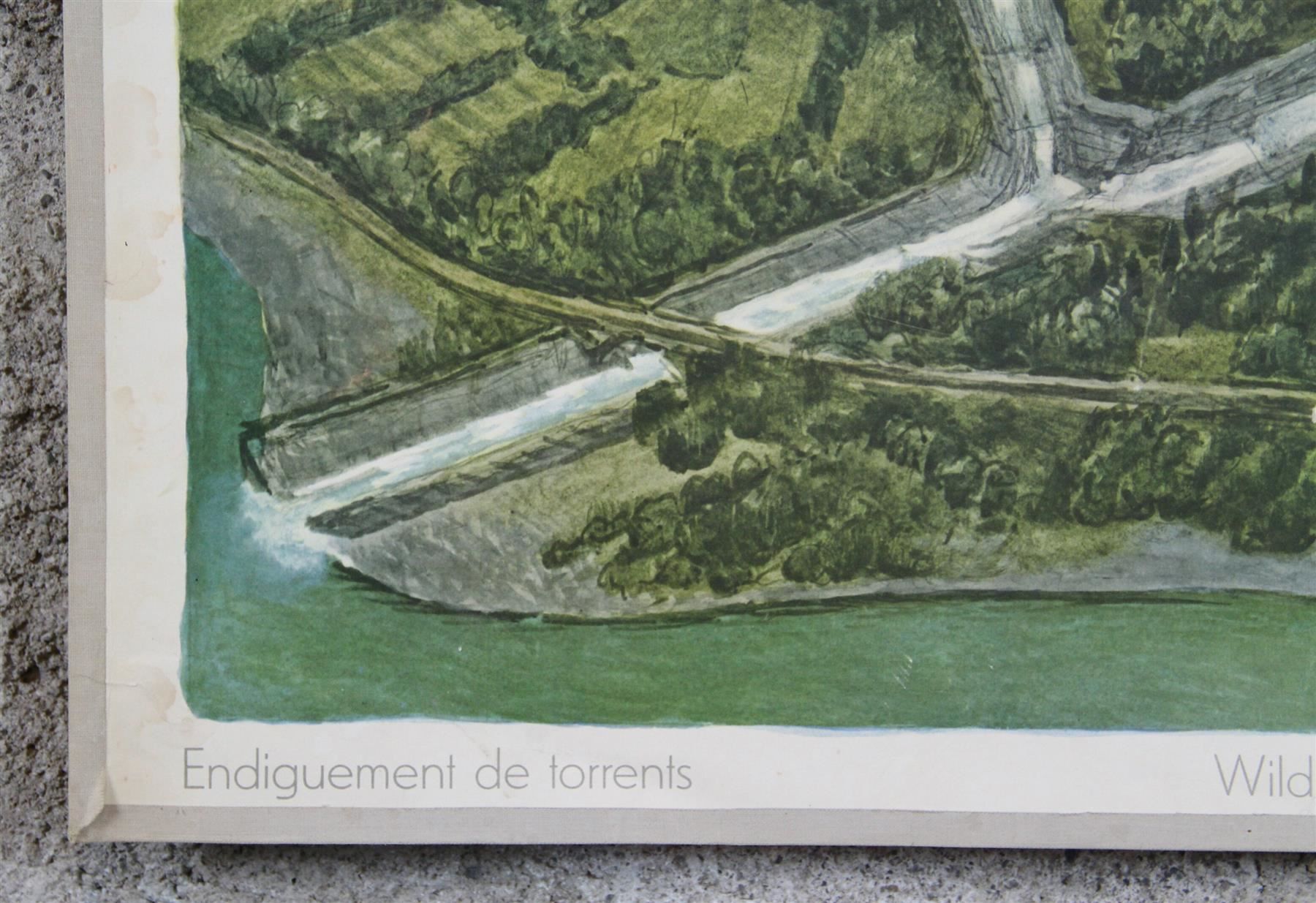 Foto & Immagini: Schulwandbild "Wildbachverbauung" – Usato da Birrwil venduto da brandschatz_birrwil 4