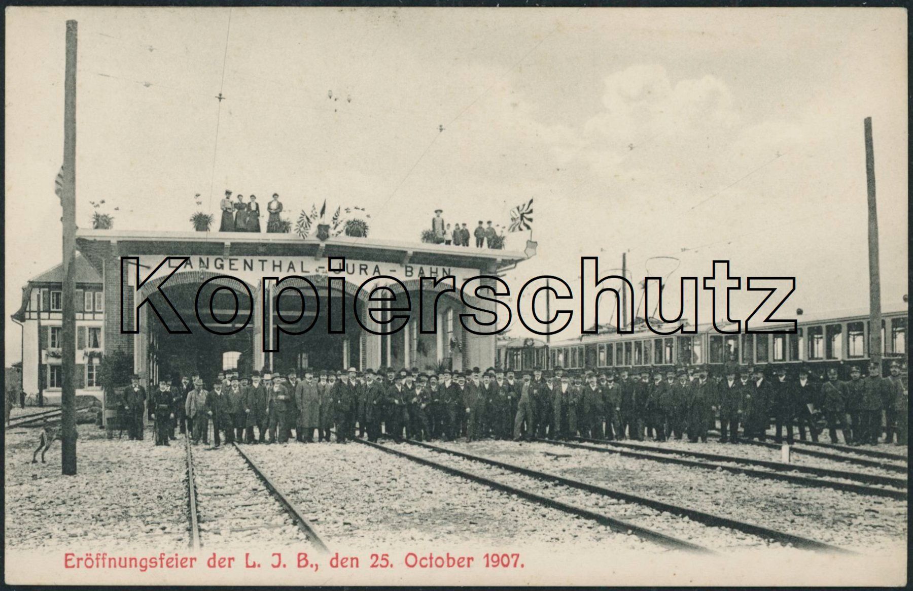 Cartoline postali: BE Langenthal - Bahnhof - Bahn LJB – Nuovo (secondo la descrizione) da Schindellegi venduto da masutka7