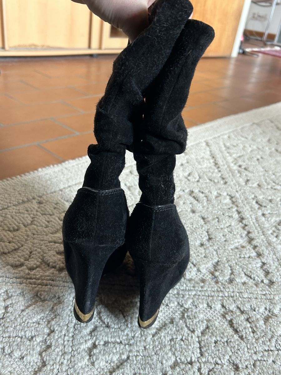 Louis Vuitton Scarpe da donna: Bottes Louis Vuitton cuir-daim noir taille 37 – Usato da Auvernier venduto da Arocc 6
