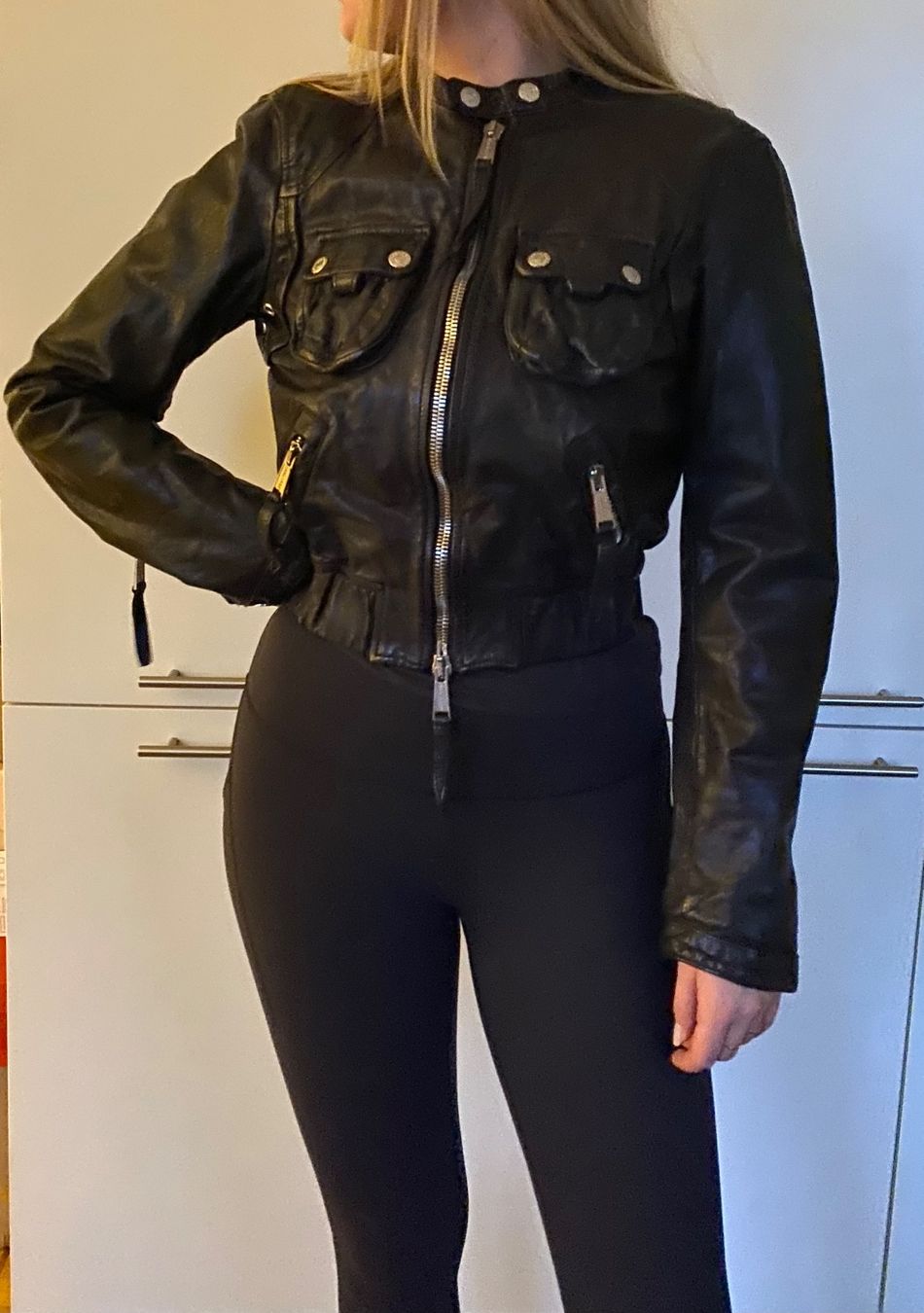 Dsquared2 Giacche: DSQUARED Leather jacket (S-M) – Nuovo (secondo la descrizione) da Rüschlikon venduto da Tey_sl