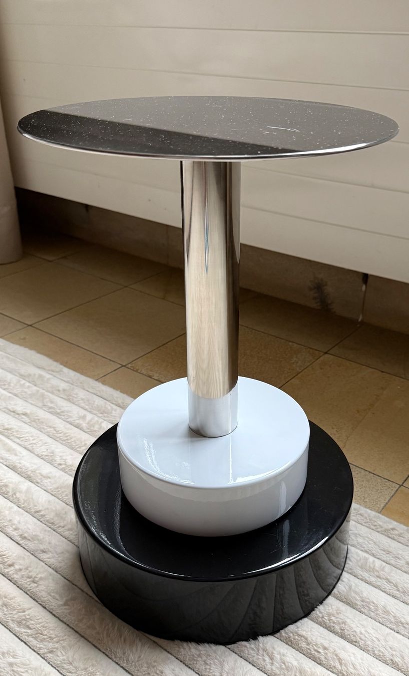 Tavoli: Beistelltisch, rund, Chrom – Usato da Wohlen AG venduto da thr_t5x8