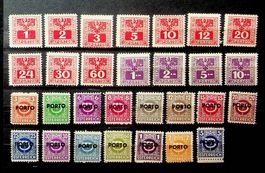 AUTRICHE TIMBRES-TAXE NEUFS** 1945-1946  /U350