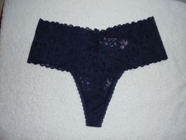 VICTORIA'S SECRET LACIE WIDE BAND THONG, M, NEU
