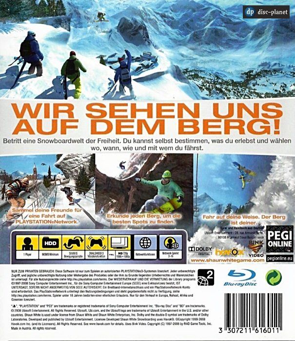 Giochi: PS3 - Shaun White: Snowboarding (2008) – Nuovo (secondo la descrizione) da Embrach venduto da disc-planet 1