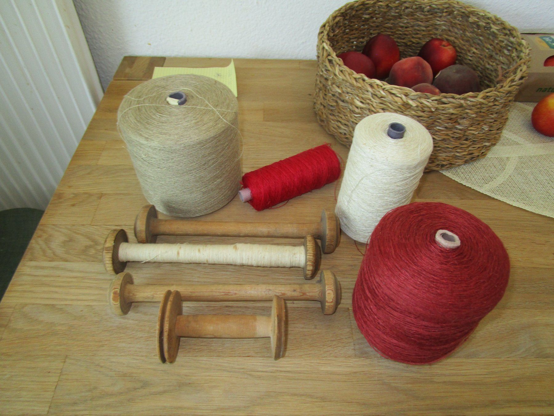 Wolle: Konvolut Antikes Leingarn/ Flachs ca. 1.42kg – Gebraucht aus Scuol von Luana.. 6
