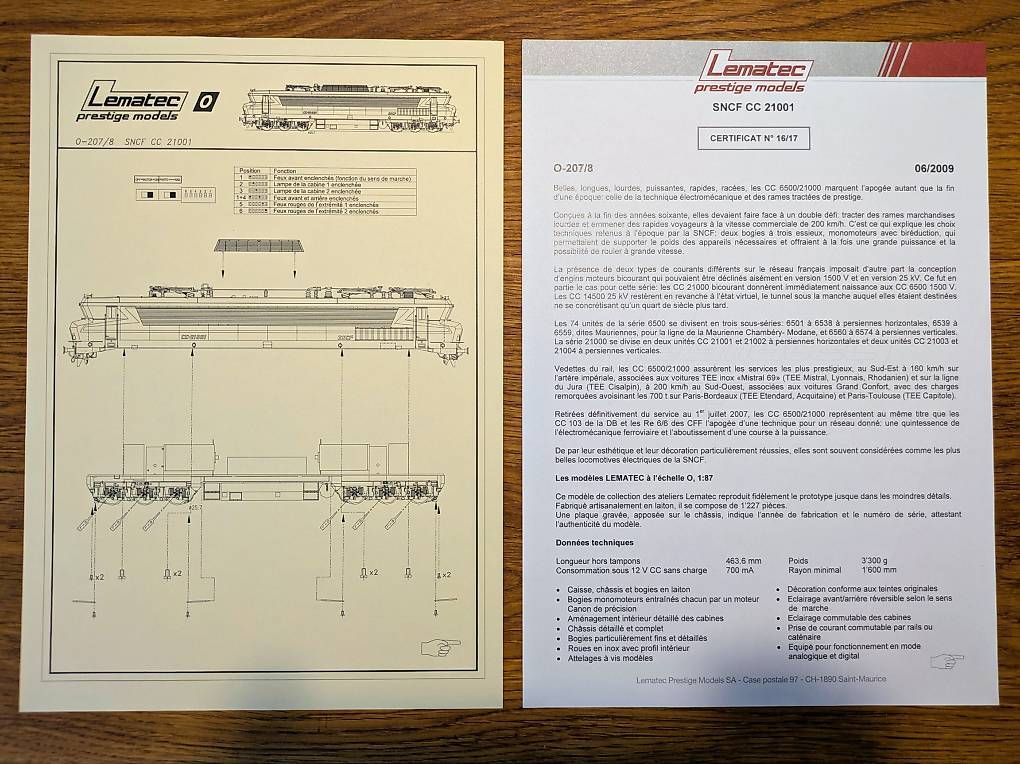 Lemaco Modellini di ferrovie: CC21001, Spur 0, Lemaco – Usato da Nidau venduto da Jeza2 4