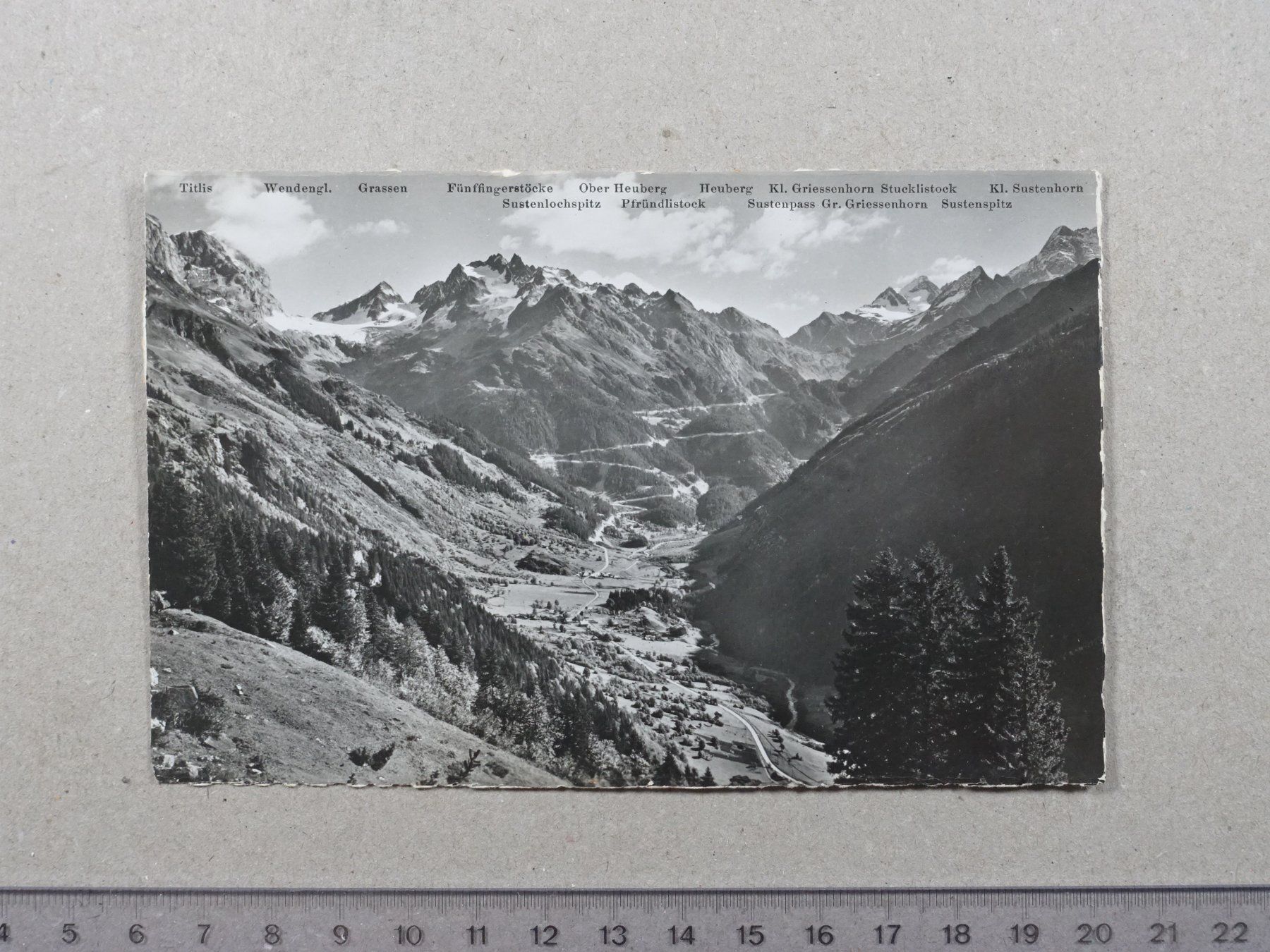Ansichtskarten: Gadmen, Wendengletscher, Sustenstrasse, Susten – Gebraucht aus Lenzburg von fh1