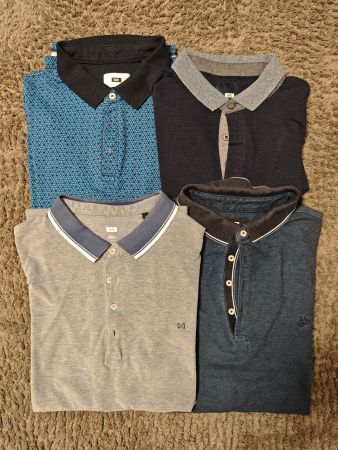 4 Poloshirts, Grösse L, WE Fashion für den Sommer!