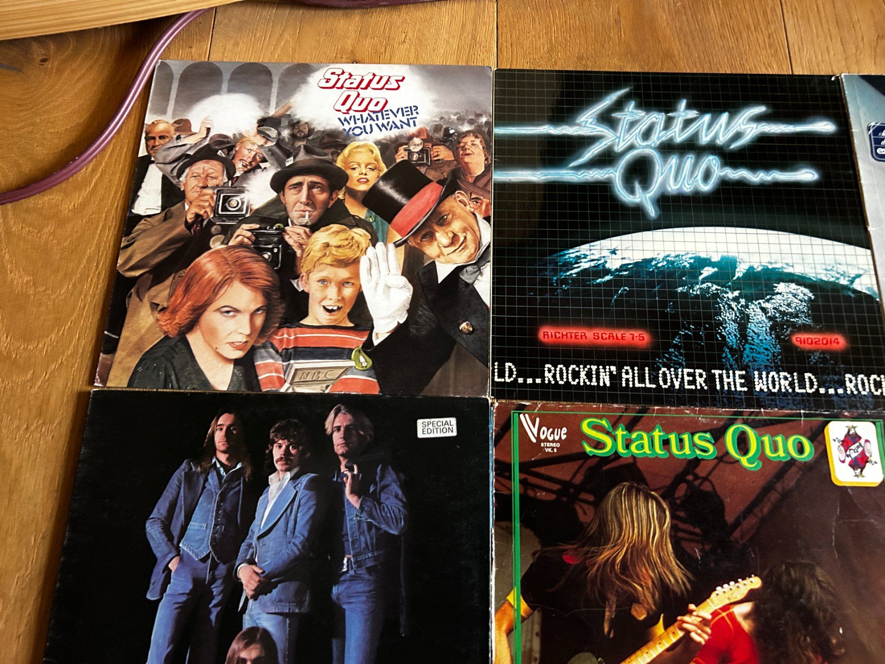Dischi in vinile: LP Vinyl Status Quo Sammlung 2, 9 Alben top – Usato da Steinach venduto da Jaguare1961 1