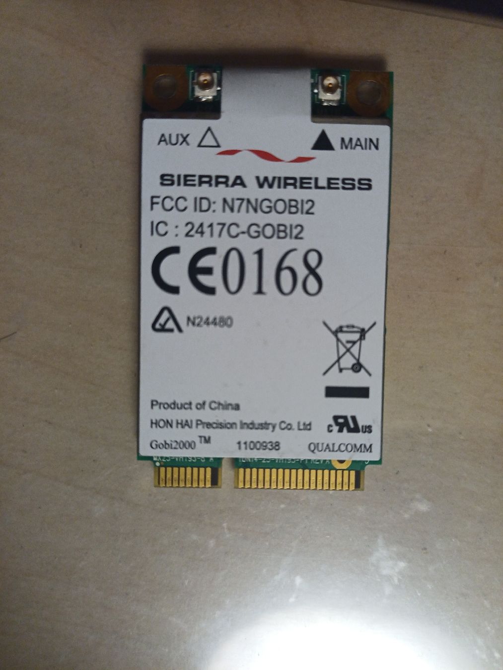 Wlan: Sierra Wireless Gobi2000 card used – Gebraucht aus Schlieren von bec_hqx5