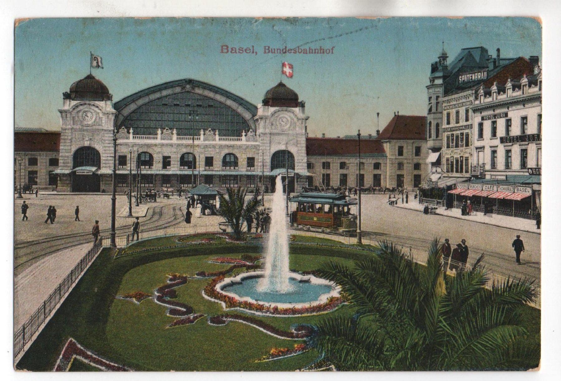 Cartes postales: BASEL Bundesbahnhof, Strassenbahn, Tram – Neuf (Voir description) à Jona par philajona