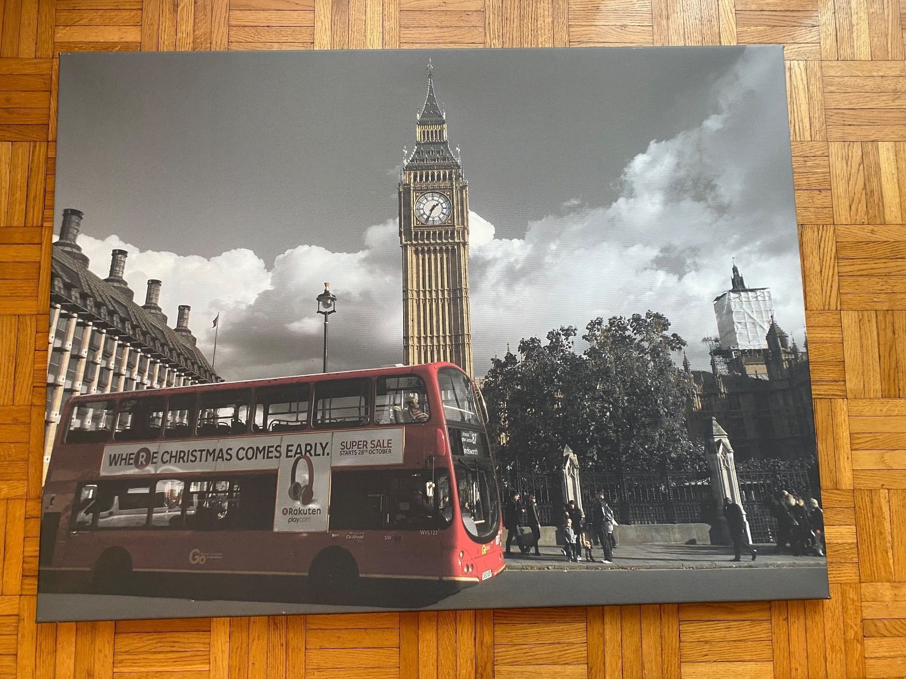 Foto & Immagini: Bild London Bus & BigBen auf Leinwand – Usato da Zürich venduto da Gabiii