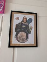 Collage Art Woman with Balls by A. Clavadetscher 2026, 30x40