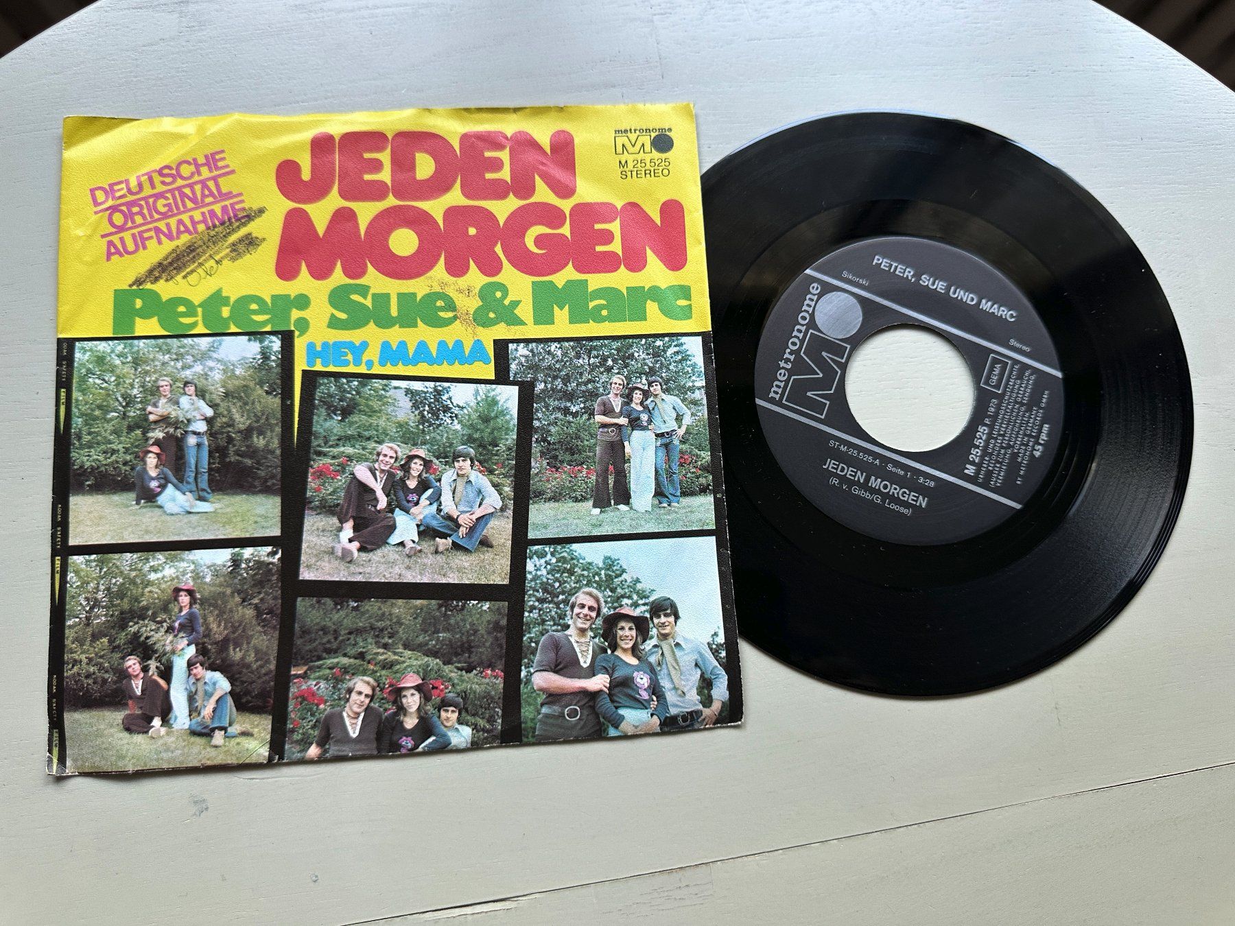 Dischi in vinile: PETER SUE & MARC SCHELL Single SWISS Kult Junger Morgen D – Usato da Basel venduto da Partridge