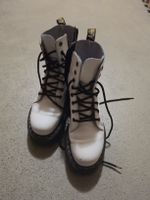 Dr. Martens Jadon Stiefel weiss Grösse 37 guter Zustand