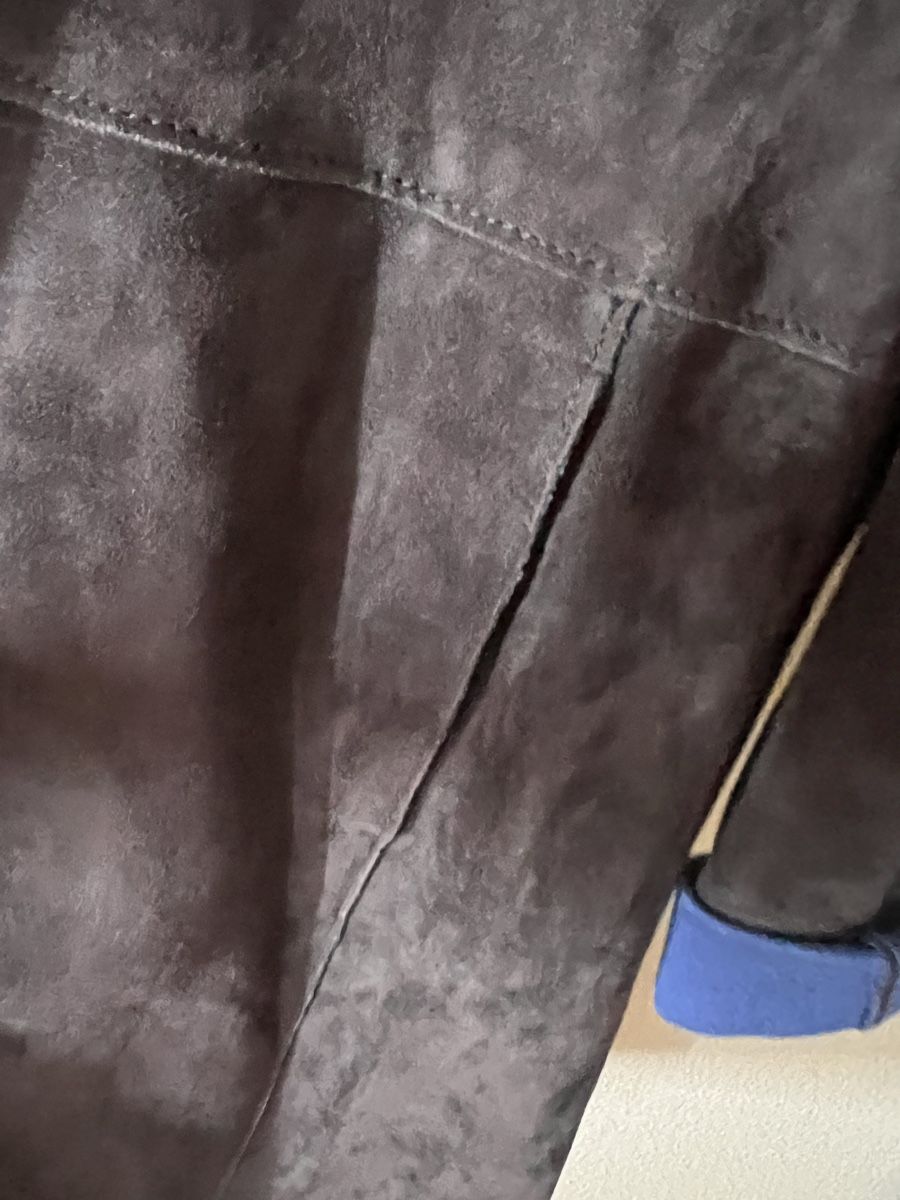 Cappotti: Ledermantel Seventy, Gr. 40 , blau – Usato da Solothurn venduto da Brini06 2