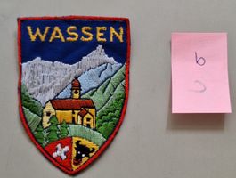 35b/ Wassen Uri Badge Wappen Aufnäher St.Gallen Stickerei