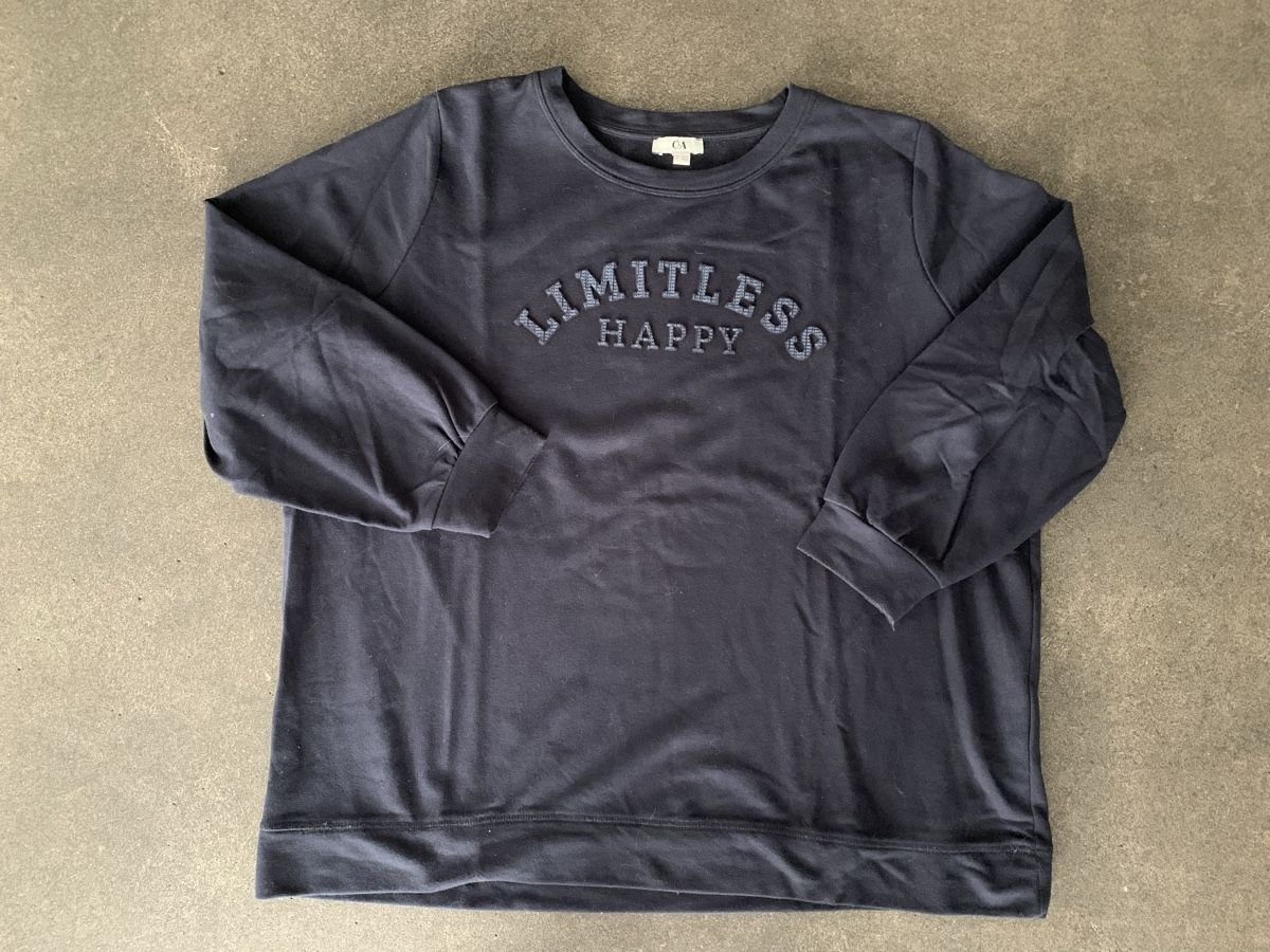 C&A Maglioni & Felpe: Sweatshirt dunkelblau Grösse 52/54 – Usato da Thun venduto da Chrabu
