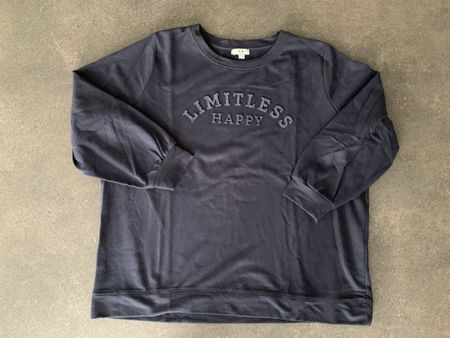Sweatshirt dunkelblau Grösse 52/54