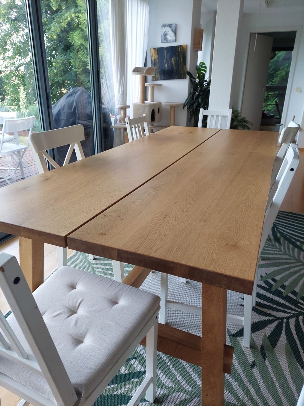 Ikea Tavoli: IKEA MÖCKELBY Esstisch Eiche massiv 235x100 cm – Usato da Zürich venduto da Kebby 4
