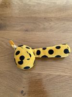 Plüschrassel Giraffe gelb schwarz gepunktet guter Zustand