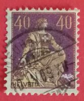 3229A) 107, Sitzende Helvetia Vollstempel Kt. 150.-