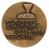 Medaille Glaubens-Spaltung 1523-1536