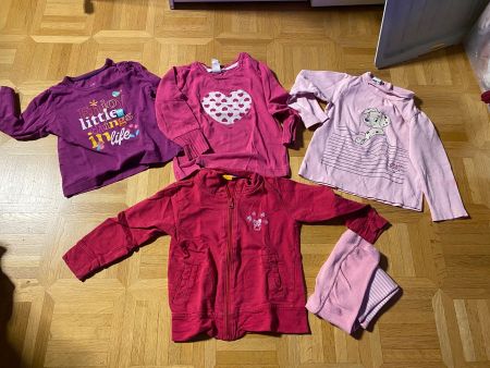 Kleiderpaket rosa Gr. 86 (203)