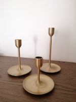 IKEA Fulltalig Brass Candle Holders (Set of 3) – Like New