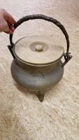 Antiker Barock ReinBronzekessel, Fenzkessel 18. Jahrhundert
