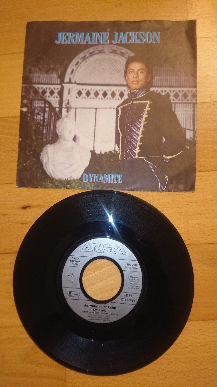 Dischi in vinile: Jermaine Jackson - Dynamite - Single 1984 – Usato da Egg b. Zürich venduto da orwell1984